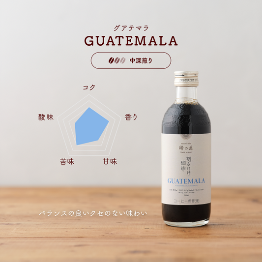 【中深煎り】割るだけ珈琲(グァテマラ ウエウエテナンゴ)