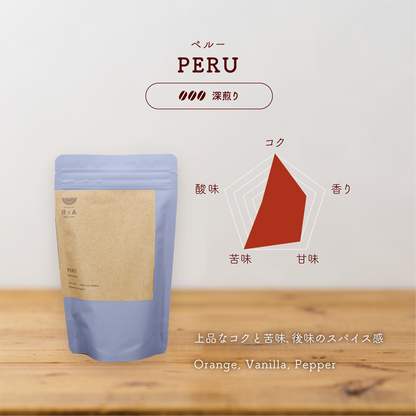【1kg／3kg・深煎り】業務用・ペルー カハマルカ